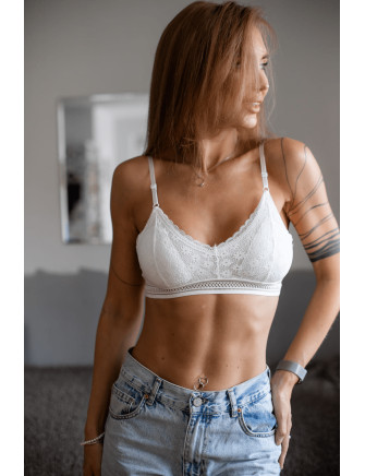 Бралет Аманда 8945 (білий, One Size)